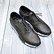 Men's sneakers made of genuine leather, handmade!, Sneakers, St. Petersburg,  Фото №1