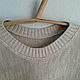 Заказать Джемпер " Золотой песок" 100% дикий шелк. Вера / Kirshvery_knit (kirshvery) (kirshvery). Ярмарка Мастеров. . Джемперы Фото №3