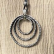 Украшения handmade. Livemaster - original item Large boho pendant, necklace, metal, boho style. Handmade.