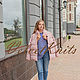 Голубой мохеровый пуловер. Пуловеры. Sense of bliss. Ярмарка Мастеров.  Фото №6