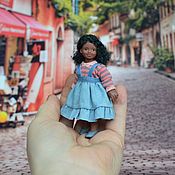 Куклы из полимерной глины  "По ягоды"На подставке