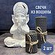 Свечи из вощины Инь-Ян h13.0 h6.5 см, d 4.5 см (2 шт). Свечи. GerdaTAROT. Ярмарка Мастеров.  Фото №5