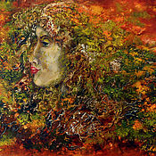 Картины и панно handmade. Livemaster - original item Contemporary Painting Forest Spirit in surreal style. Handmade.