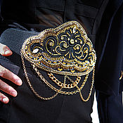Аксессуары handmade. Livemaster - original item Elastic waist. Belt - elastic band. Evening belt with embroidery.. Handmade.