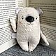 Белый мишка. Мягкие игрушки. Am Happy Toys. Интернет-магазин Ярмарка Мастеров.  Фото №2