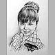  Pencil portrait of a little girl, Pictures, Serebryanye Prudy,  Фото №1