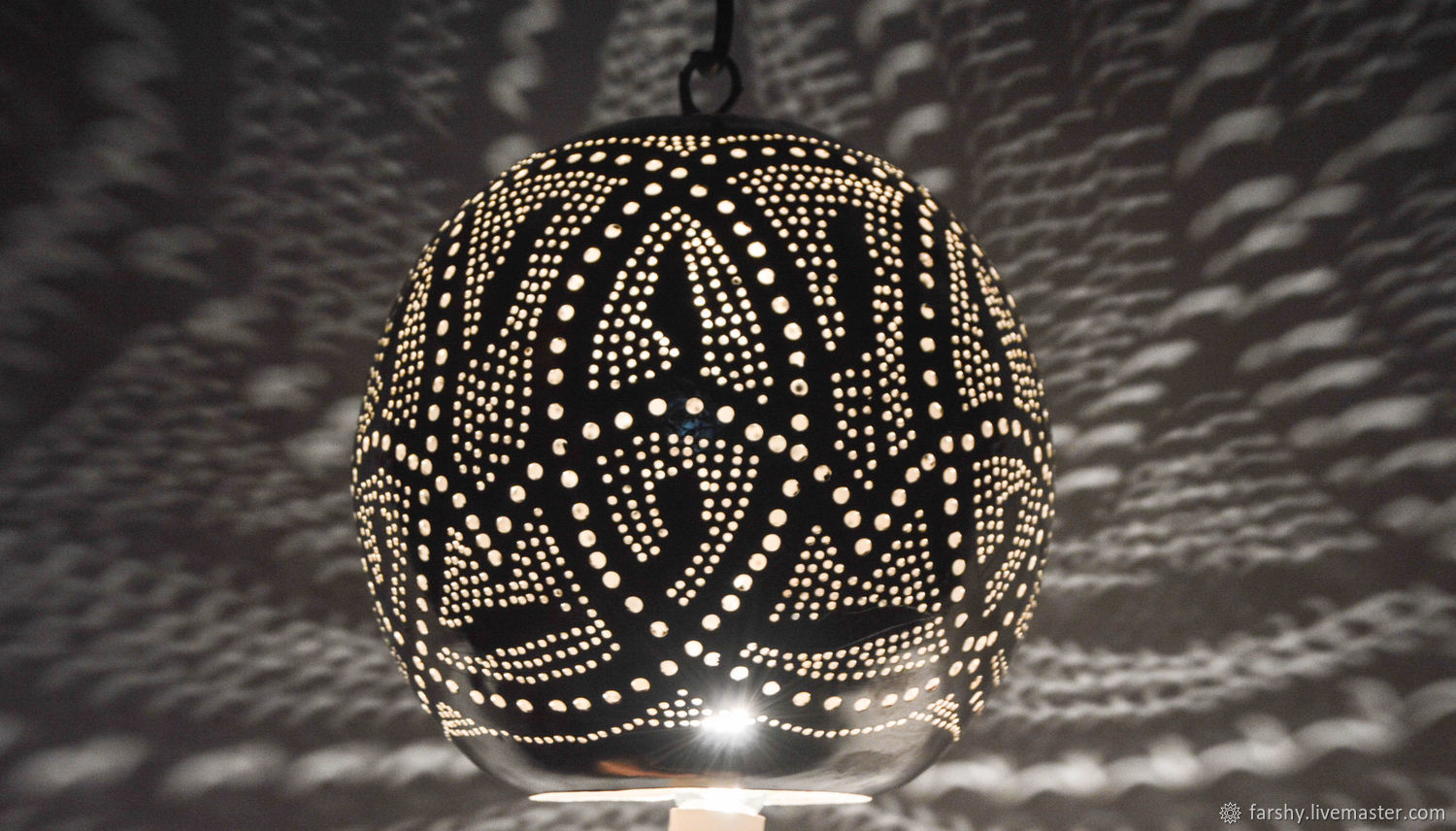 Handcrafted Egyptian Brass Pendant Light On Livemaster Lamps Handmade Livemaster Handcrafted Egyptian Brass Pendant Light