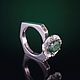 Заказать Серебряное кольцо с изумрудом  и сапфирами Шанель #7. Darshain JEWELRY. Ярмарка Мастеров. . Кольца Фото №3