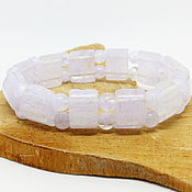 Украшения handmade. Livemaster - original item Glass bracelet Lilac haze. Handmade.
