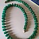 СССР ретро амазонит 48 см бусы через узелок винтаж шик. Бусы. Vintage Gems Bijoux. Ярмарка Мастеров.  Фото №9