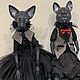 Будуарная кукла «Кошка Ориентал» и «Французский бульдог». Интерьерная кукла. Володина Маша. Авторские куклы. Интернет-магазин Ярмарка Мастеров.  Фото №2
