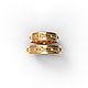 Pair of wedding rings with a chain gold 585 (Ob39). Engagement rings. anna-epifanova. My Livemaster. Фото №5