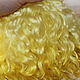 Order Mohair tress (yellow, lemon, Golden) (for dolls). Hair and everything for dolls. Livemaster. . Doll hair Фото №3
