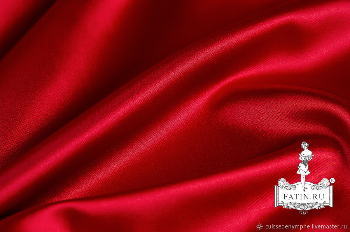 Ткань для красного платья