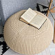 Knitted pouf Beige Superpuff, Ottomans, Moscow,  Фото №1
