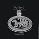 Заказать Кулон "Кицунэ". Серебро 925 пробы. Евгений Лис Петров (hangmansjoke). Ярмарка Мастеров. . Подвеска Фото №3