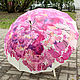 16-spoke umbrella with hand-painted Crown of a Flowering Tree. Umbrellas. UmbrellaFineArt. My Livemaster. Фото №4