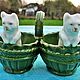 Винтаж: Старинный набор для соли и перца Chatons Франция. Статуэтки винтажные. Антиквариат и винтаж из Франции. Интернет-магазин Ярмарка Мастеров.  Фото №2