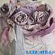 Tippet 'Dried roses' Nuno-felt, Wraps, Kiev,  Фото №1