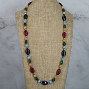 Работы для детей, handmade. Livemaster - original item Beads made of natural stones 