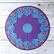 Для дома и интерьера handmade. Livemaster - original item Table napkin round patchwork 