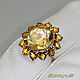 Ring 'Citrine - oval large' gold 585, citrines. VIDEO. Rings. MaksimJewelryStudio. My Livemaster. Фото №5