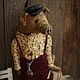 Order Pig Nicolas with horse. Irina Sayfiydinova (textileheart). Livemaster. . Stuffed Toys Фото №3