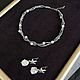 Triple Silver Choker Necklace. Necklace with natural pearls. Chokers. Only_you_byElena. Online shopping on My Livemaster.  Фото №2