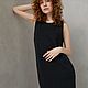 Платье макси Total black. Платья. elev_brand. Ярмарка Мастеров.  Фото №6