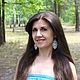 Серьги длинные. Серьги айвори Миледи (миди) кружевные с бисером. Серьги. Юлия М. (кружевные украшения) (frivoyulite). Ярмарка Мастеров.  Фото №10