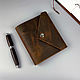 A notebook on a leather magnet, Notebook, Moscow,  Фото №1