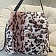Сумка из эко меха. Классическая сумка. TE.BAGS. Ярмарка Мастеров.  Фото №4