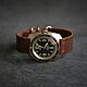 Кожаный ремешок для часов из кожи Horween. Ремешок для часов. STRAPS & BANDS. Интернет-магазин Ярмарка Мастеров.  Фото №2