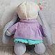 Order Soft toys: Bunny (rabbit) with a set of clothes. Magic beads from Julia. Livemaster. . Stuffed Toys Фото №3