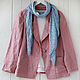Jacket with open edges made of softened linen, Jackets, Tomsk,  Фото №1