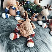 Куклы и игрушки handmade. Livemaster - original item Deer is a New Year`s toy. Little deer. A deer as a gift. 2024. Handmade.