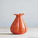 Vase 'Bud Orange Flower M', Vases, Vyazniki,  Фото №1