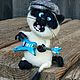 Кот "Шурик". Войлочная игрушка. Волшебный мир игрушек (Valyalechki). Интернет-магазин Ярмарка Мастеров.  Фото №2