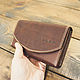 Leather wallet with magnetic button. Wallets. G.L.A.D.. Online shopping on My Livemaster.  Фото №2