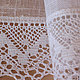 Скатерть льняная  белая, размер 1.6m x 1.6m. Скатерти. Инита - текстиль, рукоделие (Inita). Интернет-магазин Ярмарка Мастеров.  Фото №2