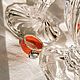 Кольцо из металлизированного бисера Miyuki с шатоном Swarovski, Кольца, Владивосток,  Фото №1