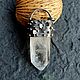 Кулон с кристаллом горного хрусталя. Кулон. Karma-jewelry. Ярмарка Мастеров.  Фото №7