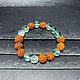 Bracelet made of Rudraksha and Fluorite. Bead bracelet. oko-siriusa. My Livemaster. Фото №4