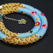 Harness Diamonds bead large bead necklace