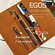 Кошелек кожаный лонгер ДЛЯ 2-Х паспортов, денег. Кошельки. EGOS изделия из натуральной кожи. Ярмарка Мастеров.  Фото №4