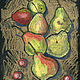 Paintings: still life with pears. Oil pastels. Pictures. zazulla (zazulla). Online shopping on My Livemaster.  Фото №2
