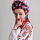 Ukrainian folk costume for women ' Bordeaux'. Suits. SLAVYANKA. My Livemaster. Фото №6