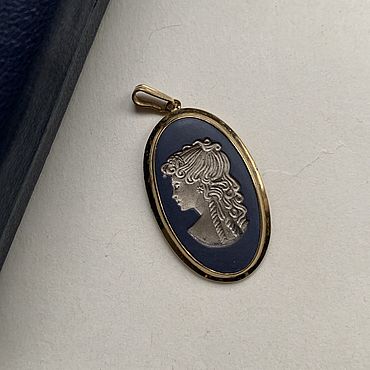 Винтаж ручной работы. Ярмарка Мастеров - ручная работа Винтаж: Подвеска Wedgwood. Handmade.