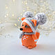 Fox in the hat. Stuffed Toys. fesartdecor (fesartdecor). Online shopping on My Livemaster.  Фото №2