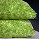 Order Knitted Fluffy pillows. Ira Pugach (pompon). Livemaster. . Pillow Фото №3